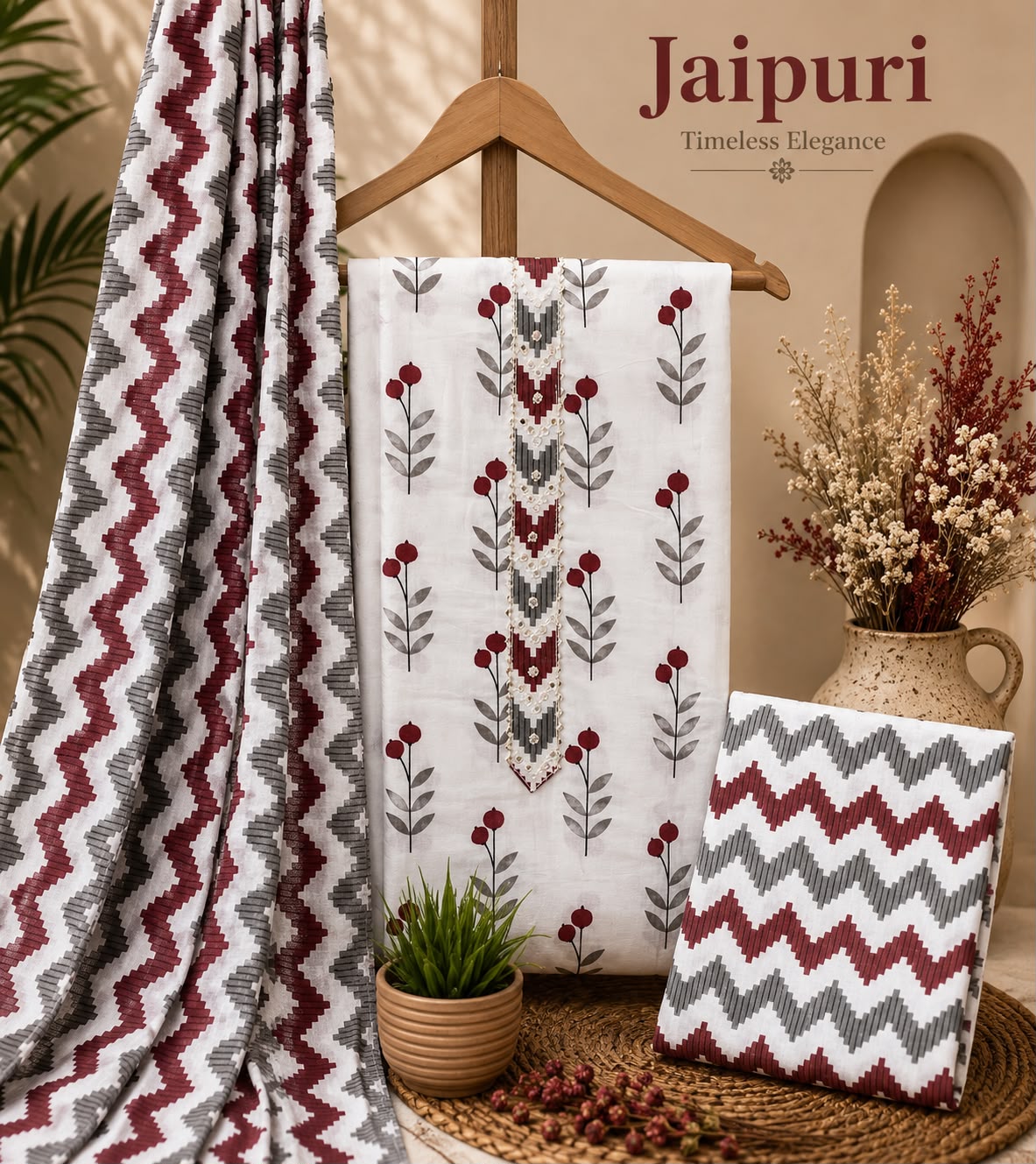 JAIPURI BLOCKBUSTER COLLECTION SUIT SET