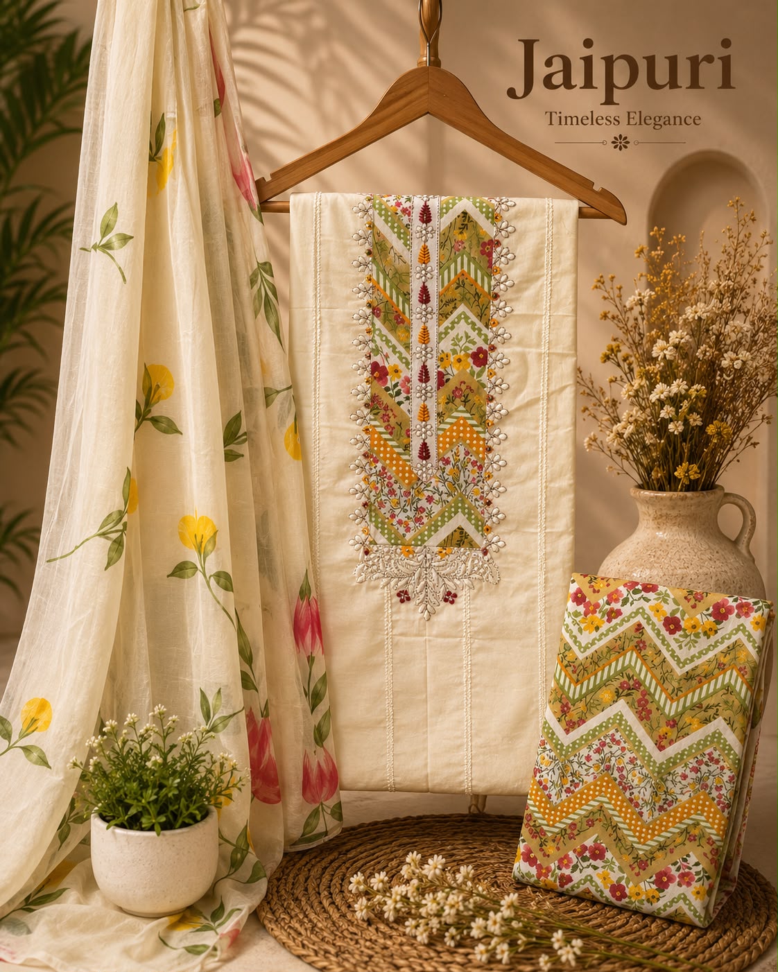 JAIPURI BLOCKBUSTER COLLECTION SUIT SET
