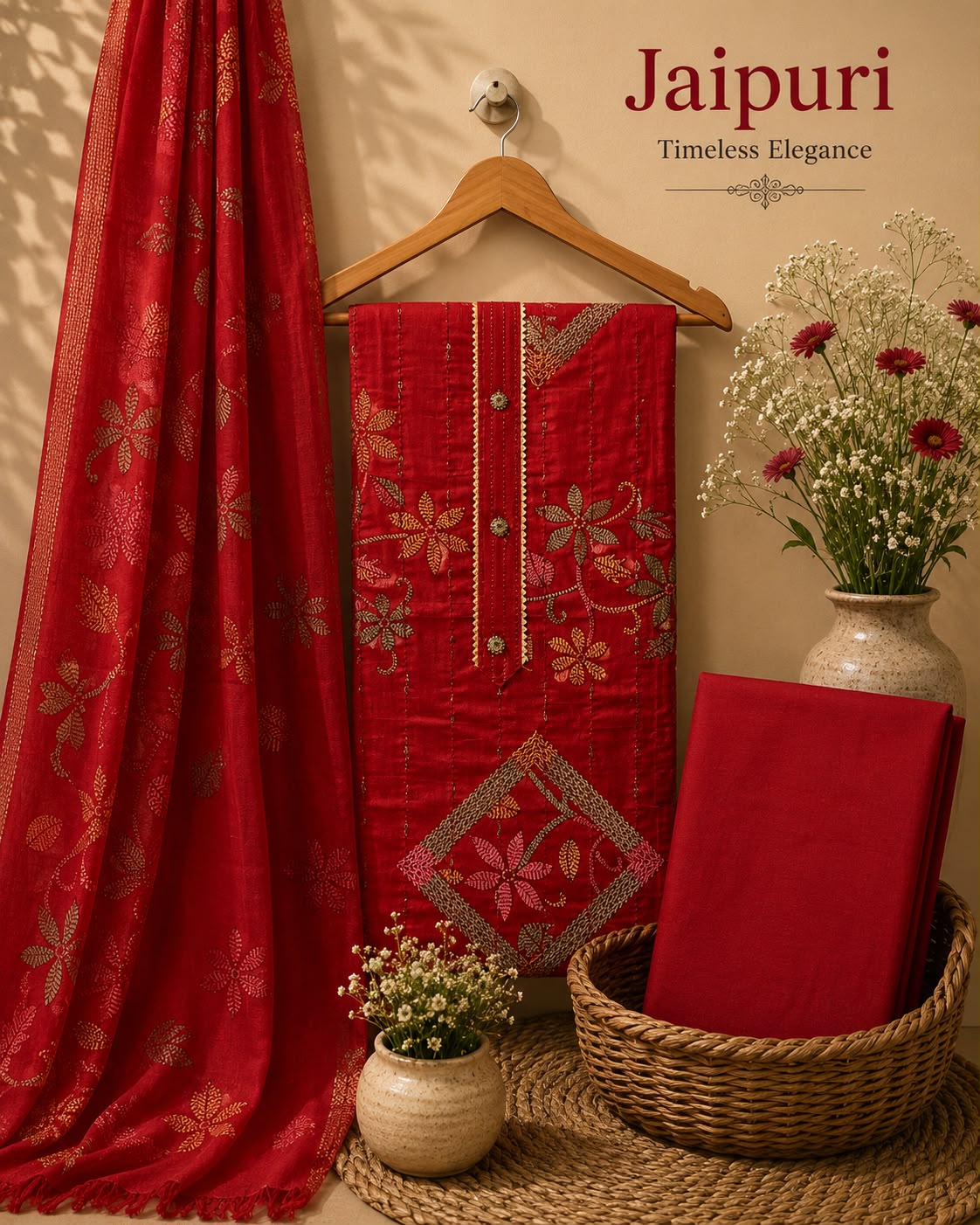 JAIPURI BLOCKBUSTER COLLECTION SUIT SET
