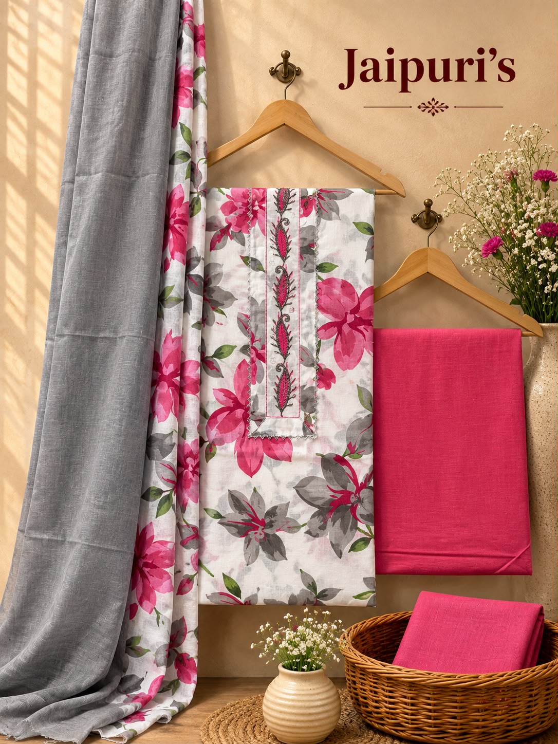 JAIPURI BLOCKBUSTER COLLECTION SUIT SET