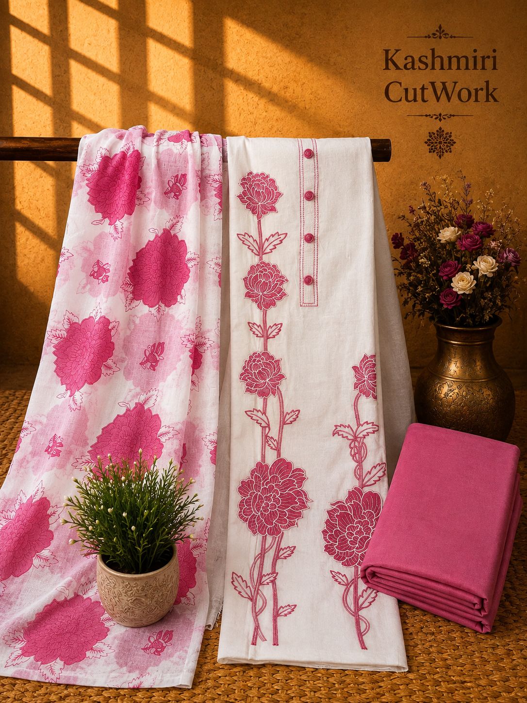 CUTWORK COTTON SALWAR SUIT
