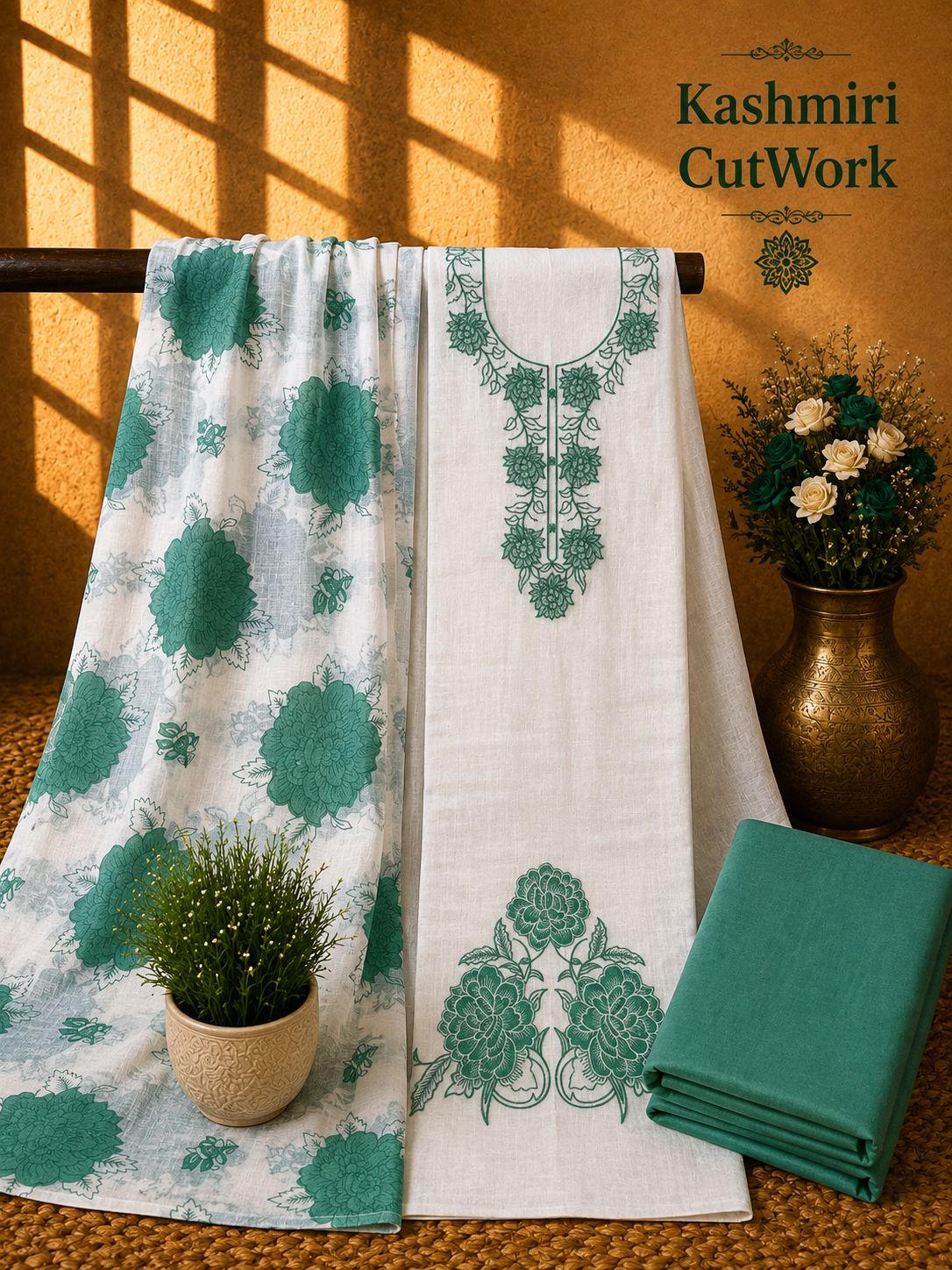 CUTWORK COTTON SALWAR SUIT